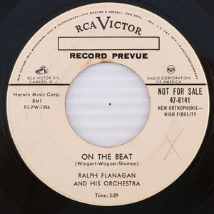 Ralph Flanagan - On The Beat / Sweetheart Of Sigma Chi 1955 45  pm Record PROMO